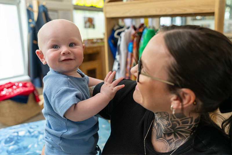 Smiling baby